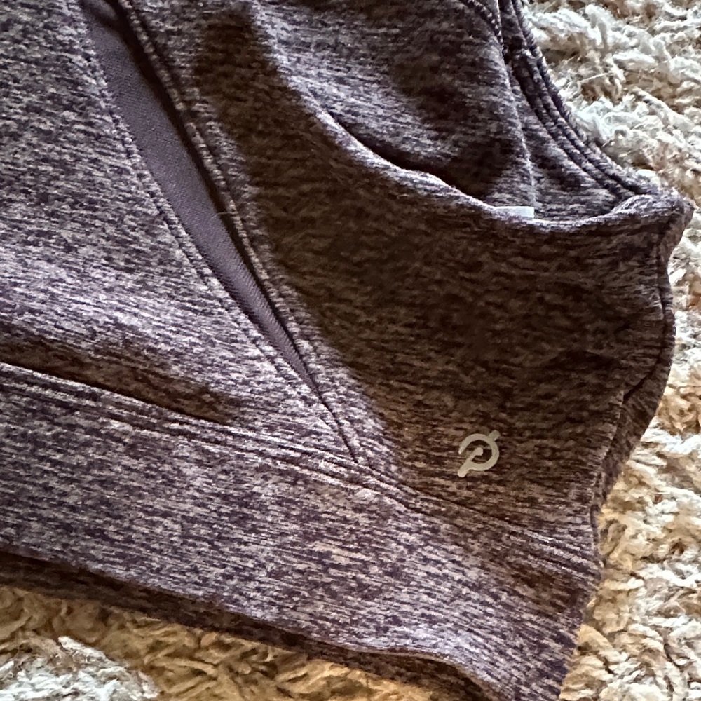 Peloton Heathered Brown Sports Bra and Brown Leggings Set - Picture 5 of 8